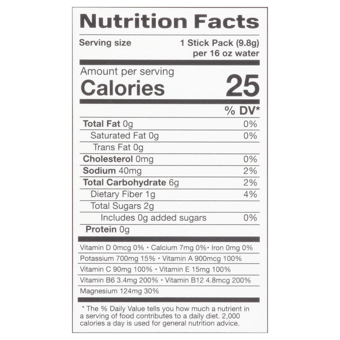 Prime Hydration Drink Mix Stick, Tropical Punch, 6/9.8g - Single Serving On-The-Go