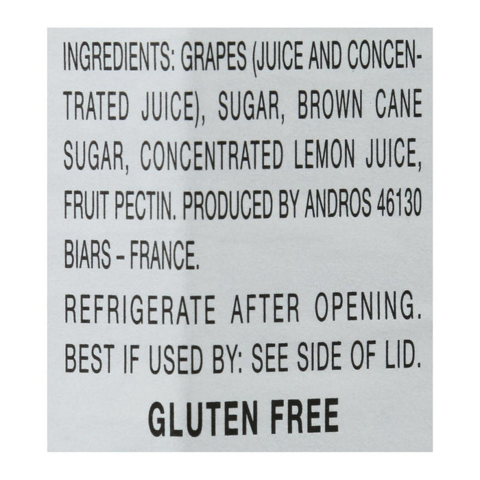 Bonne Maman Grape Jelly - 13 oz - Pack of 6 - All Natural Fruit Spread