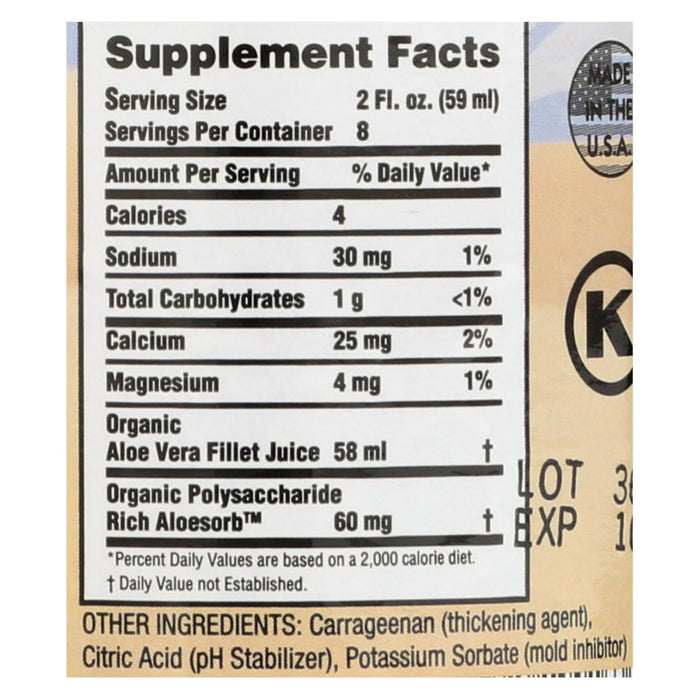 Lily Of The Desert Aloe Vera Gel - 16 Oz - Soothing Relief for Skin & Digestion