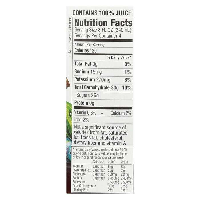 R.W. Knudsen Organic Blueberry Pomegranate Juice, 32 Fl Oz, Pack of 6