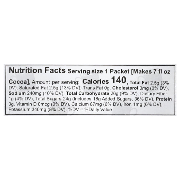 Cocoa Classics Chocolate Raspberry Cocoa Packets - 1.25 oz - 12 Count