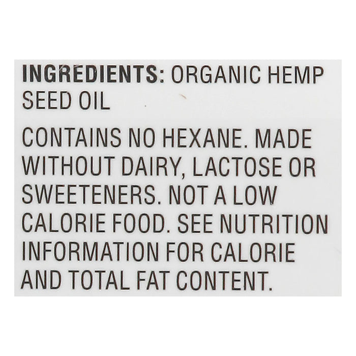 Nutiva Organic Hemp Seed Oil - 16 oz - Unrefined, Cold-Pressed