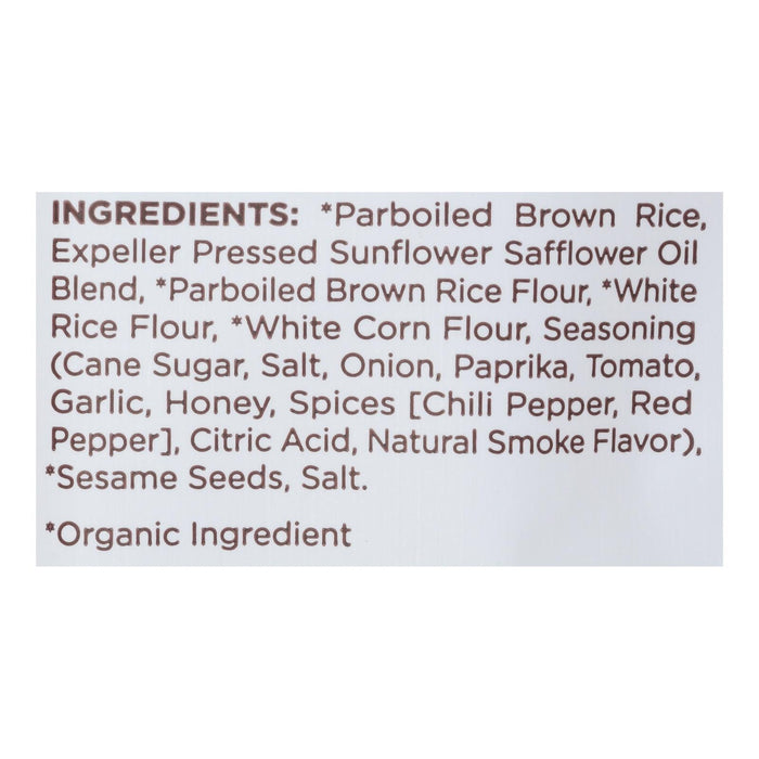 Lundberg Family Farms Organic Rice Chips, BBQ Flavor, 5.5 oz Bags, 6-Pack