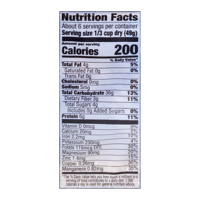 Truroots Organic Sprouted White Quinoa, 11 oz, Pack of 6