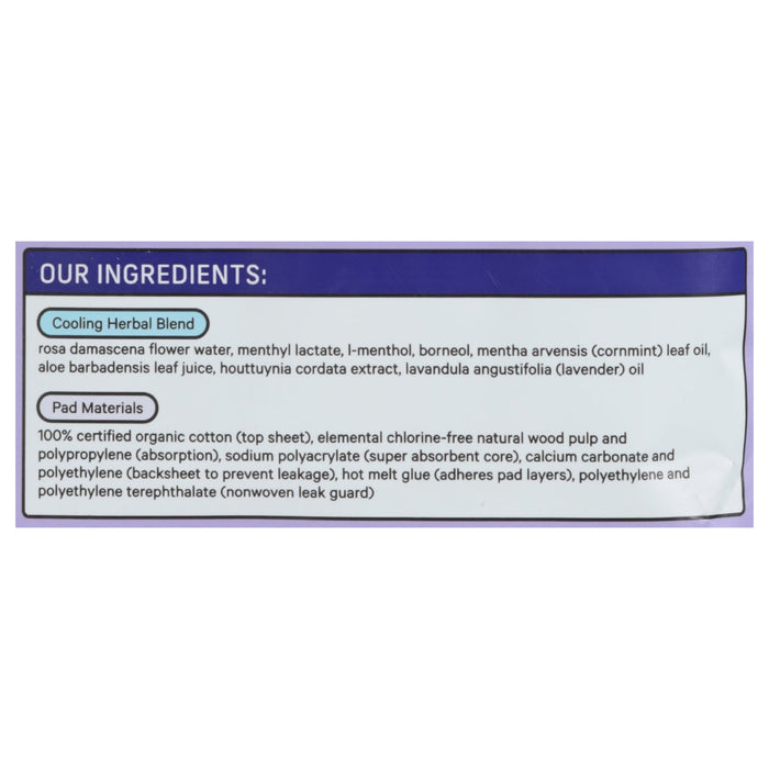 The Honey Pot Overnight Herbal Menstrual Pads - 12 Count