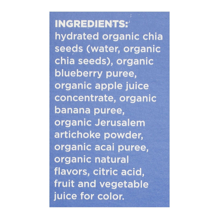 Mamma Chia Chia Squeeze Organic Blackberry Acai - Pack of 6 - 4/3.5 Oz Pouches