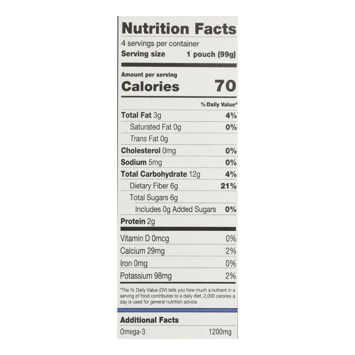 Mamma Chia Chia Squeeze Organic Blackberry Acai - Pack of 6 - 4/3.5 Oz Pouches