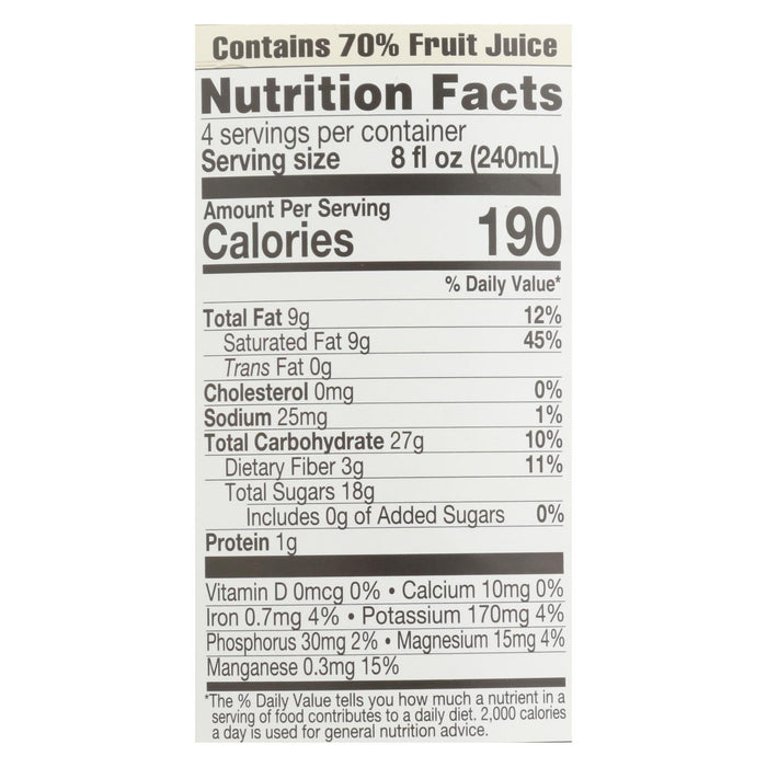 Lakewood Organic Coconut Juice Blend - 32 Fl Oz Bottle, Pack of 6