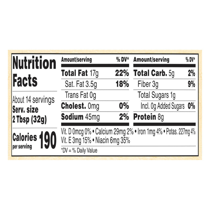 Santa Cruz Organic Crunchy Peanut Butter, No Stir, 16 oz  (Pack of 12)