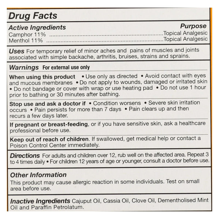 Tiger Balm Ultra Strength Pain Relieving Ointment - 0.63 Oz - Fast Acting Muscle Rub