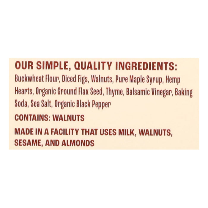 Better With Buckwheat Crisps Savory Fig & Thyme - 10 Pack of 4 oz Pouches
