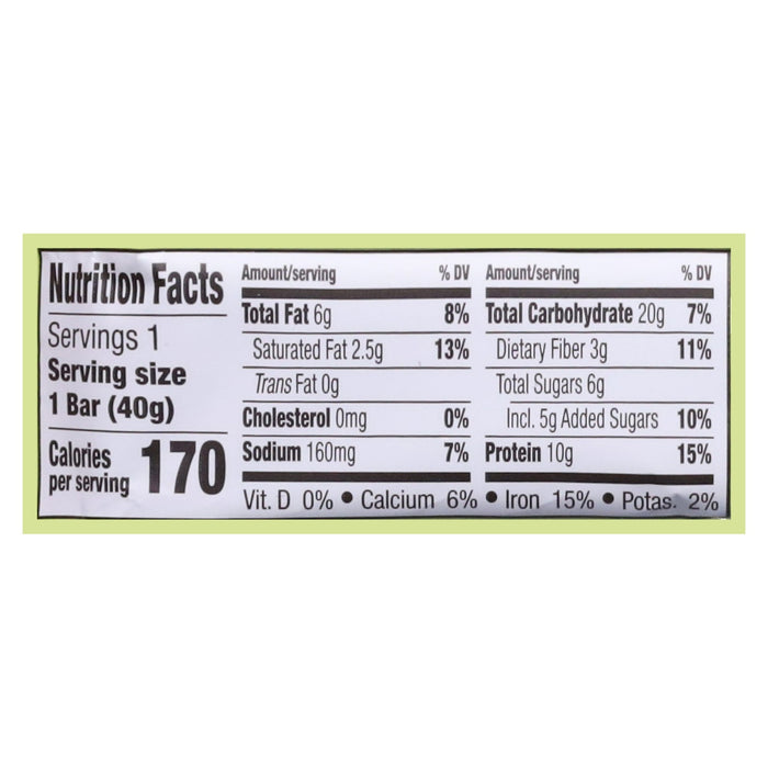 Mezcla Bar Italian Pistachio Chocolate - 1.4 Oz - 12 Count - Energy Bar