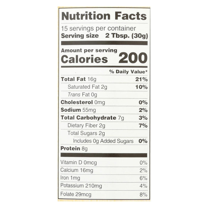 Woodstock Organic Smooth Peanut Butter, 16 Oz , Pack of 12 - Natural & Creamy