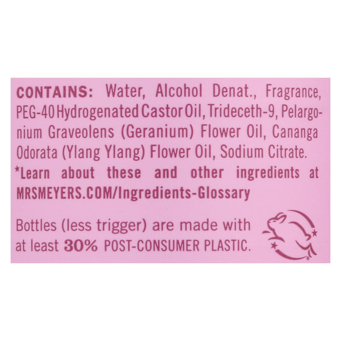 Mrs. Meyer's Clean Day Peony Room Freshener - 8 Oz Spray - Pack of 6 - Natural Air Freshener