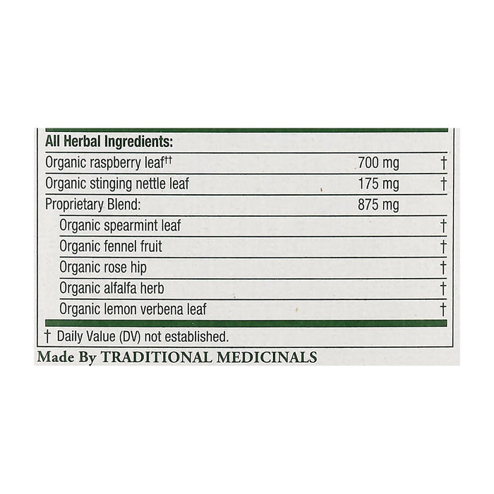 Traditional Medicinals Organic Pregnancy Tea - Caffeine Free - 16 Bags | Nausea Relief & Digestive Support