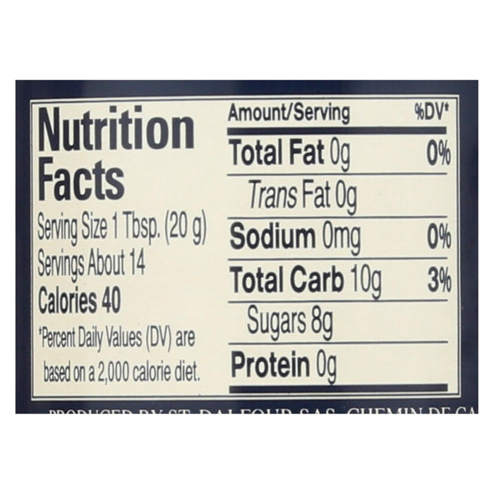 St Dalfour Golden Peach Fruit Spread - Deluxe 100% Fruit, 10 Oz - Pack of 6