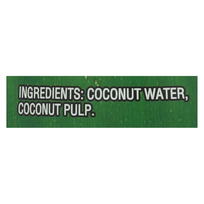Taste Nirvana Coconut Water with Pulp (Pack of 12) - 9.5 Fl Oz - Natural Hydration