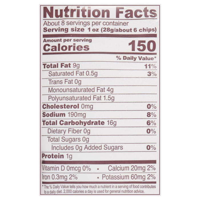 Chicas Lime Tortilla Chips, 7.5 oz Bags (9 Count)