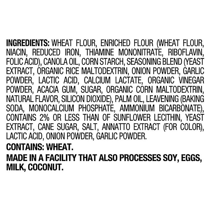 Back To Nature Cheezy Square Crackers, 6 Packs of 5 Oz Each