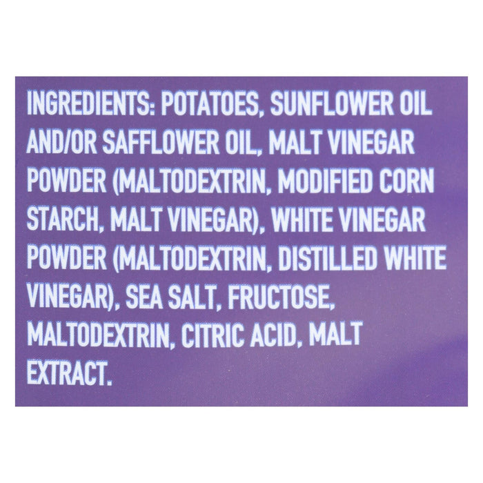 Boulder Canyon Kettle Chips, Malt Vinegar Sea Salt, 6.5 Oz, Pack of 12 - Bold Flavor