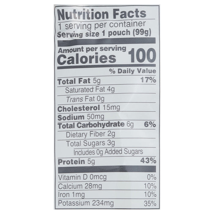 Serenity Kids Chicken Tikka Masala Pouch (Pack of 6) - 3.5 oz Organic Baby Food