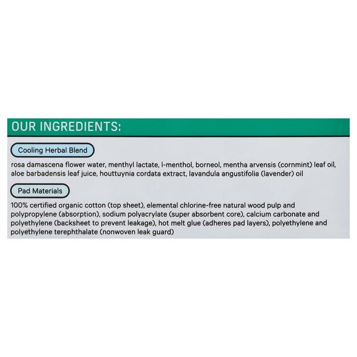 The Honey Pot Company Herbal Menstrual Pads - Super Absorbency 16 Count