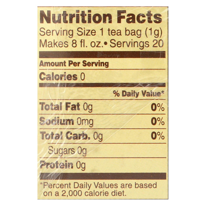 Celestial Seasonings Caffeine-Free Chamomile Tea, 20 Bags - Soothing Herbal Infusion