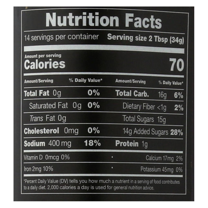 Rufus Teague Whiskey Maple BBQ Sauce - 16 Oz  (Pack of 6)