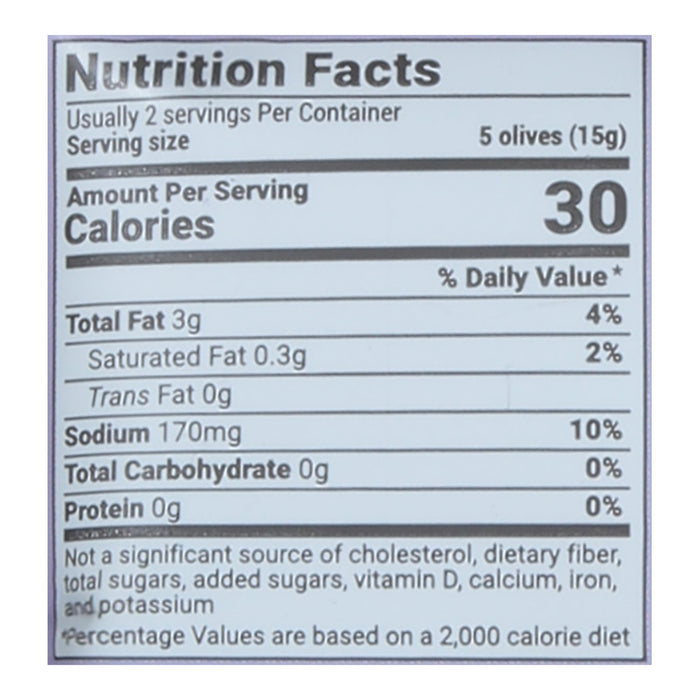 Poshi Olive Black Chili & Garlic Pitted Snack Packs - 10 x 1.1 Oz