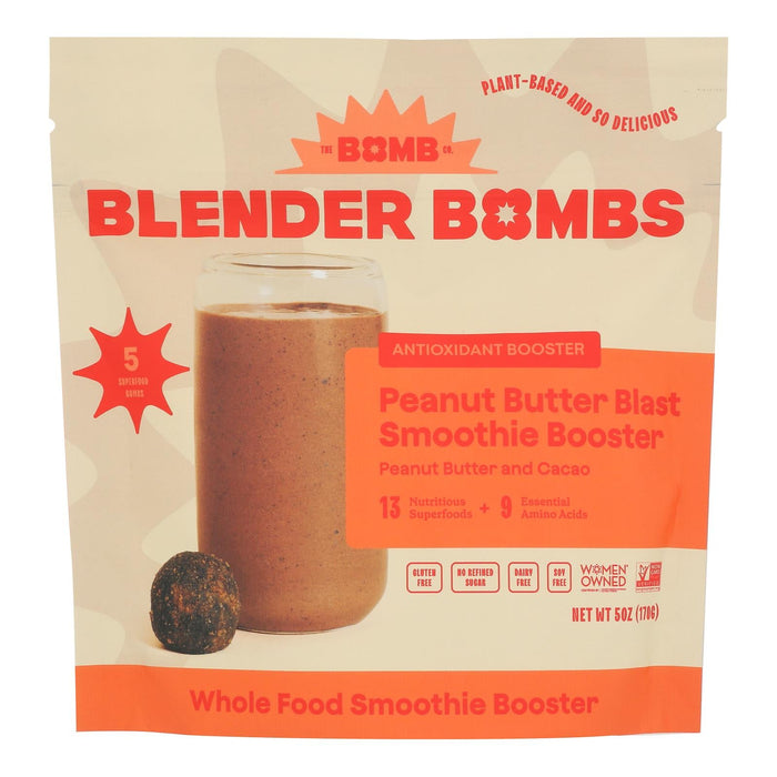 The Bomb Co. Blender Bombs - Peanut Butter Cacao Energy Bites - 1.5 Oz Each