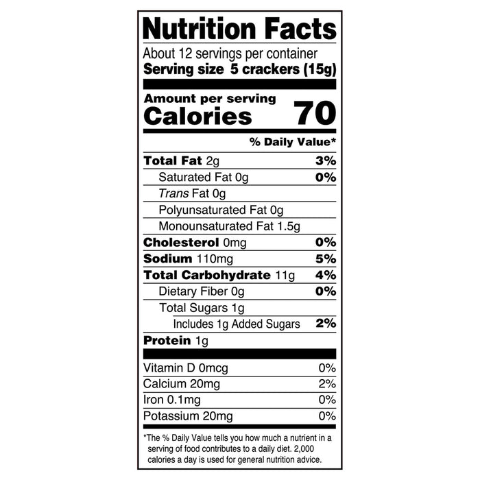 Back To Nature Classic Round Crackers, 6 x 6.5 oz - Simple & Delicious