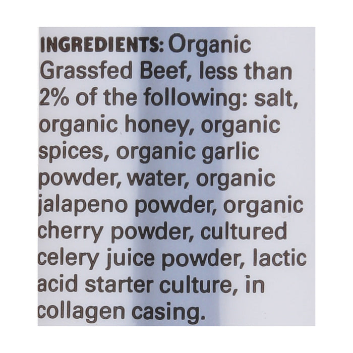 Mighty Organic Grass-Fed Beef Breakfast Sticks, Jalapeno, 24 x 1 oz.