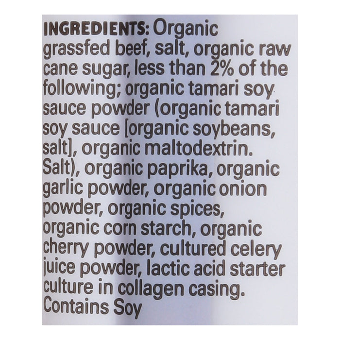 Mighty Organic Teriyaki Beef Sticks, Grass-Fed, 24 x 1 oz - Multipack