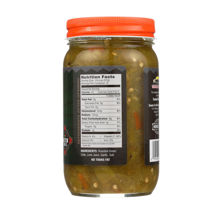 Santa Fe Ole Roasted Green Chile - Pack of 6 - 16 Oz - Authentic New Mexico Flavor