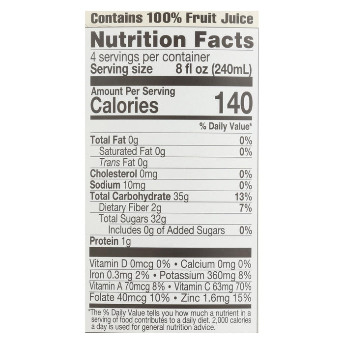 Lakewood Organic Mango Juice Blend - 32 oz  - Pack of 6 - Antioxidant Rich