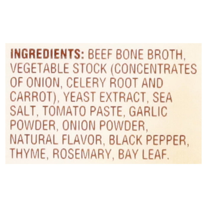 Kitchen Basics Beef Bone Broth - 12 x 8.25 fl oz - Rich Flavorful Stock