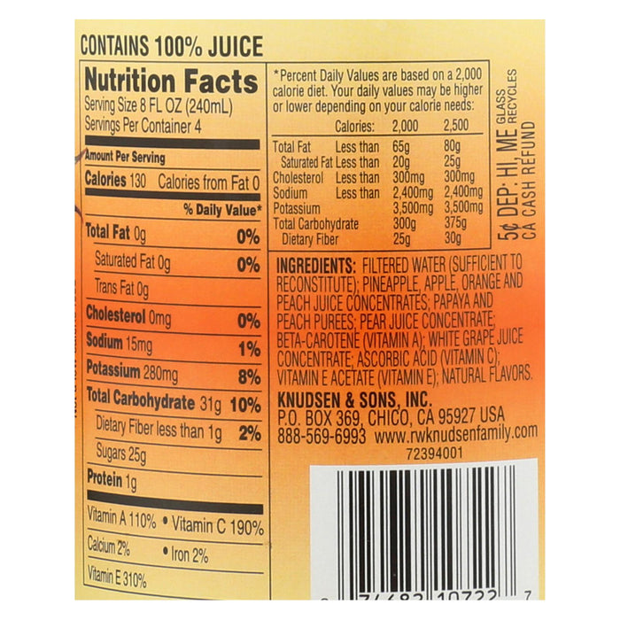 R.W. Knudsen Simply Nutritious Morning Blend Juice - 32 fl oz - Pack of 6