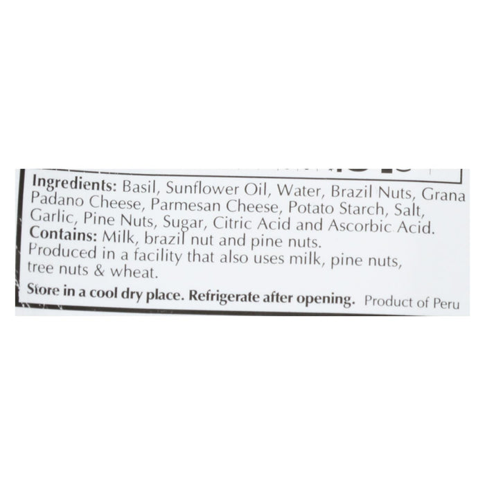 Cucina & Amore Alla Genovese Basil Pesto, 6 x 7.9 Fl Oz - Authentic Italian Recipe