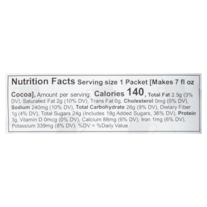 Cocoa Classics Chocolate Hazelnut Cocoa Packets - 1.25 Oz - 12 Count