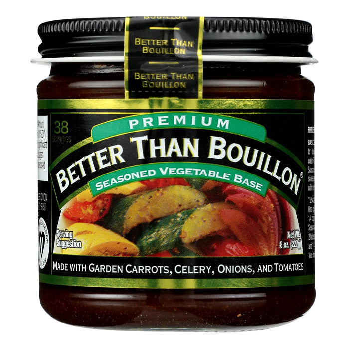 Better Than Bouillon Organic Vegetable Base - 6 x 8 oz Jars - Concentrated Flavor