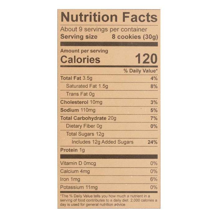 Deweys Bakery Moravian Ginger Cookie Thins - 6 x 9 Oz Case - Triple Ginger Crisps