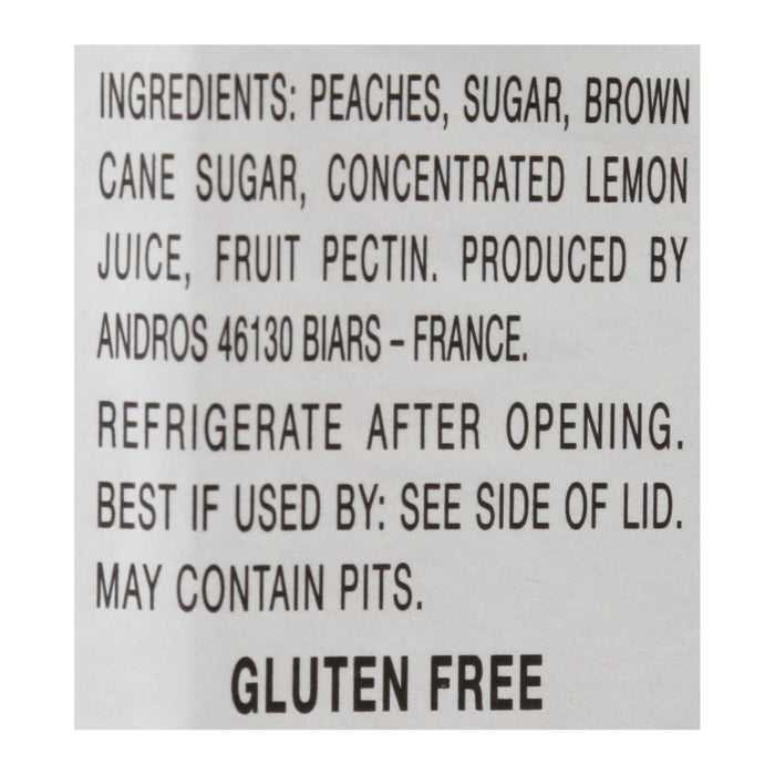 Bonne Maman Peach Preserves - Pack of 6 - 13 Oz - Authentic French Recipe