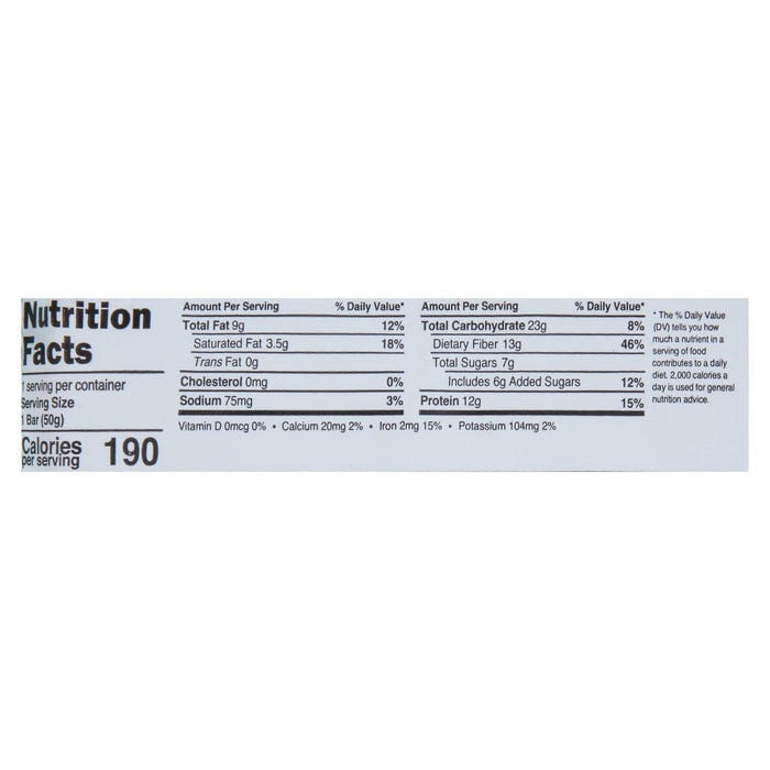 Trubar Bar Fudge Peanut Butter - 1.76 Oz, 12 Count - Protein Snack Bars