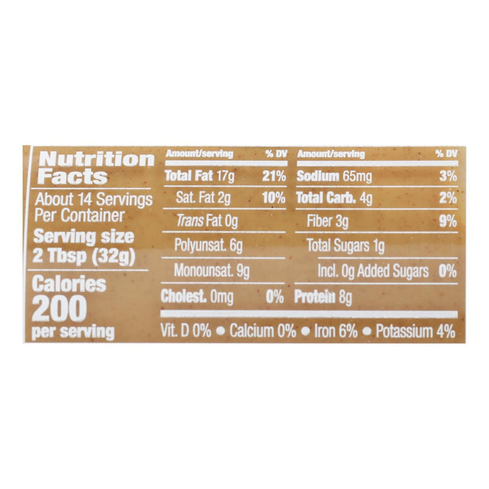 Maranatha Natural Foods Organic Creamy Peanut Butter, Sea Salt, 16 Oz - 6 Pack