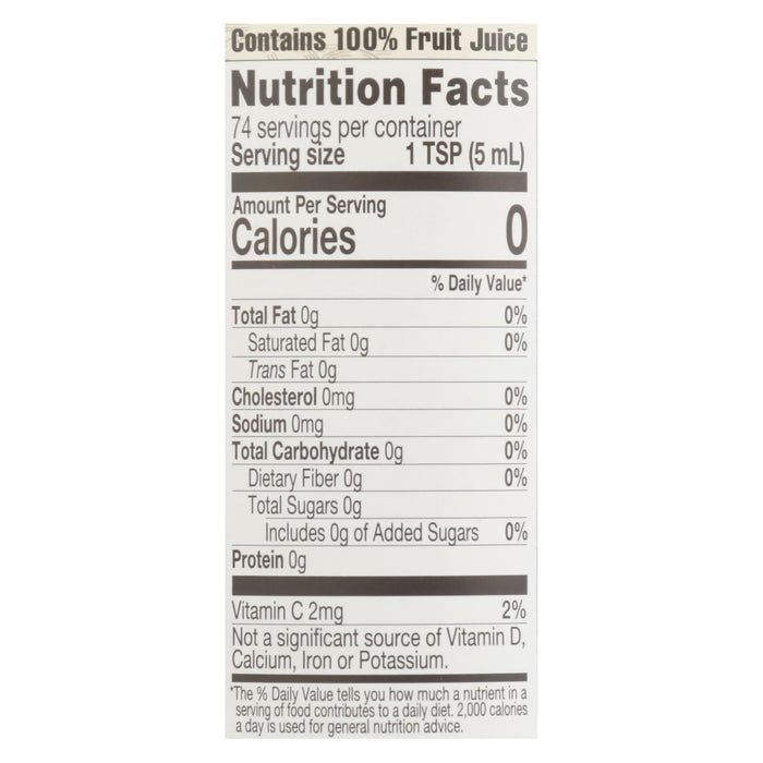 Lakewood Organic Lemon Juice - 12.5 Fl Oz  (Pack of 12)