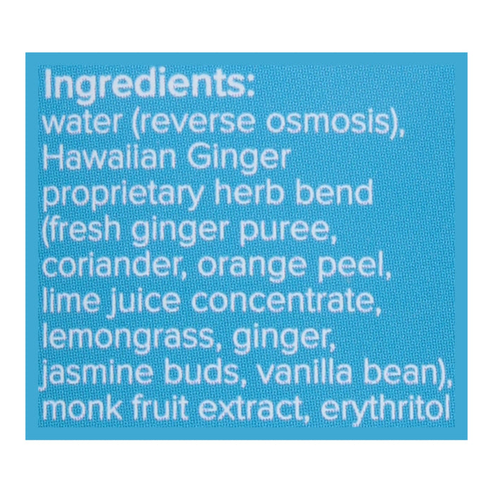 Goldthread Plant Based Tonic, Hawaiian Ginger, 12 x 10.5 fl oz