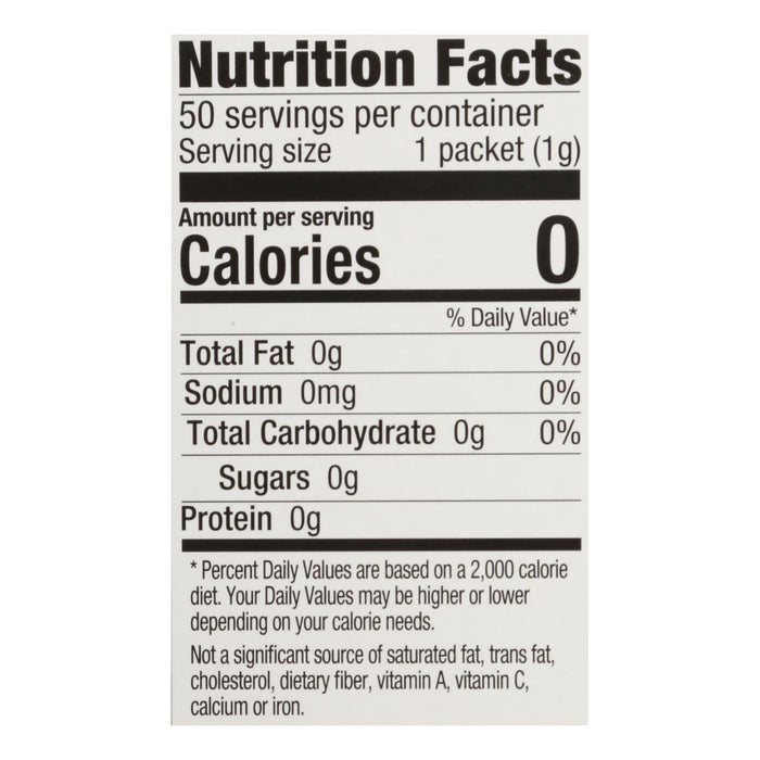 Stevita Stevia Supreme Packets - 50 Count - Pack of 6 - Natural Sugar Substitute