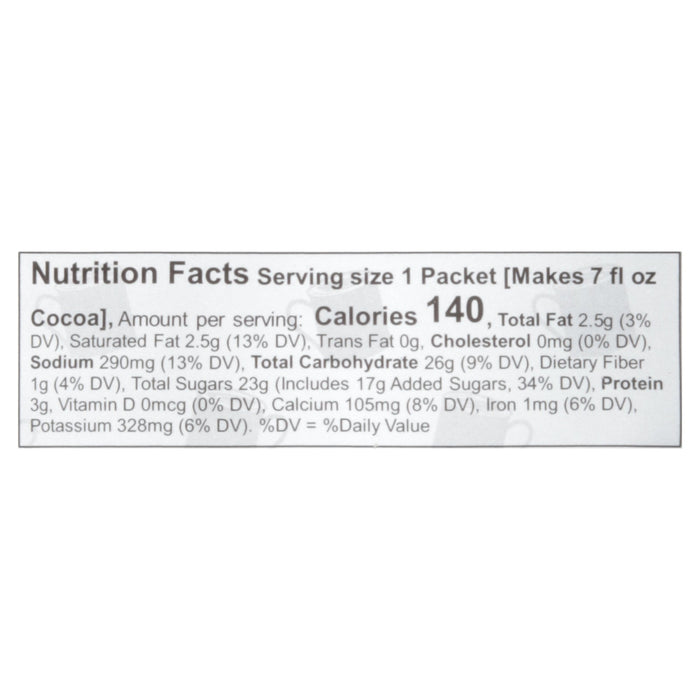 Cocoa Classics Salted Caramel Cocoa Packets - 12 x 1.25 Oz Single Serve