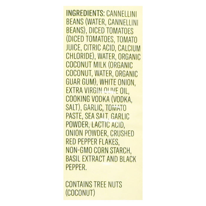 Heyday Canning Co. Cannellini Beans in Tomato Vodka Sauce (Pack of 12 - 15 oz )