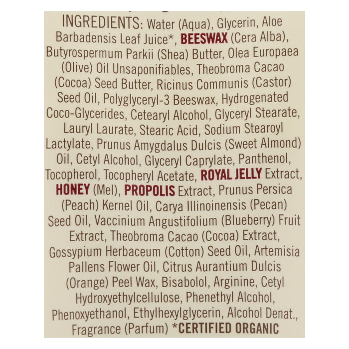 Savannah Bee Company Beeswax Hand Cream Tube - 1.7 Oz - Moisturizing & Natural